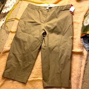 NEW Fashion bug cropped average size 18 pants